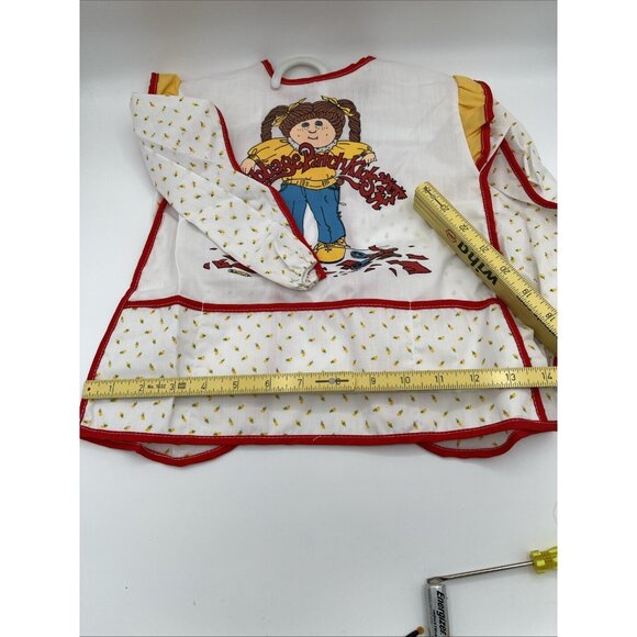 Vintage Toddler Child Cabbage Patch Kids smock bib painters shirt 1984 Hallmark - Picture 8 of 12